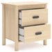 Ashley Express - Cabinella Two Drawer Night Stand - Walo Furniture