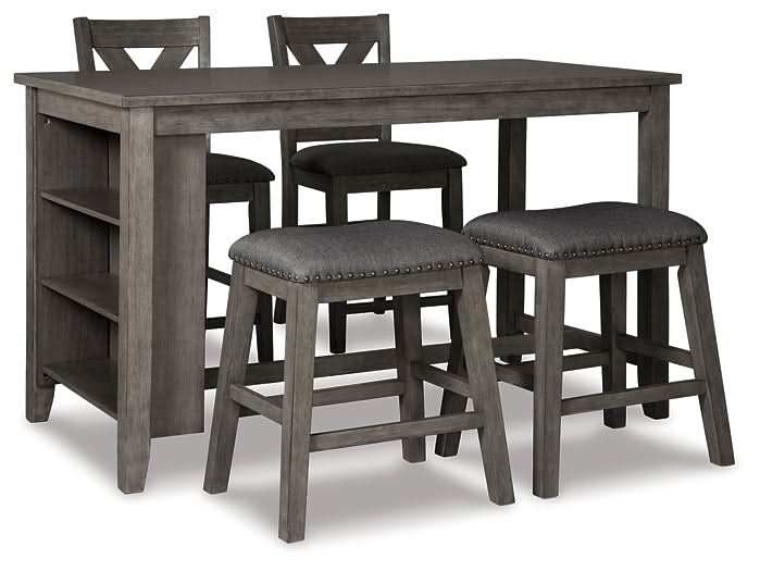 Ashley Express - Caitbrook Counter Height Dining Table and 4 Barstools - Walo Furniture