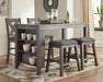 Ashley Express - Caitbrook Counter Height Dining Table and 4 Barstools - Walo Furniture