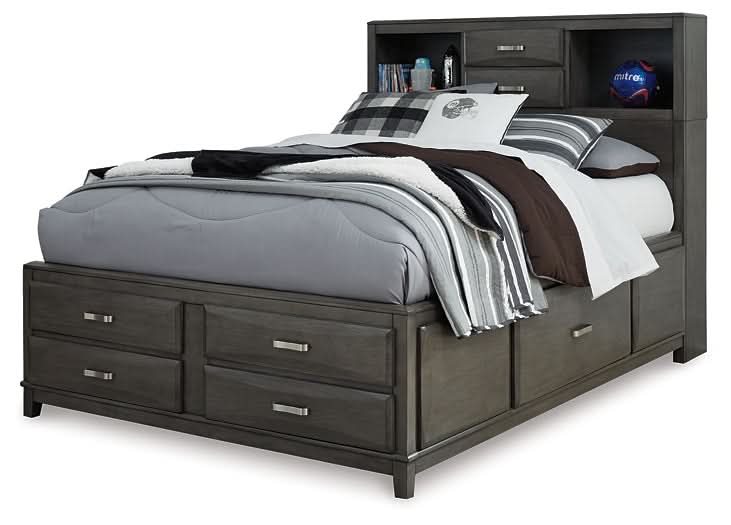 Ashley Express - Caitbrook Storage Bed With 8 Drawers - Walo Furniture