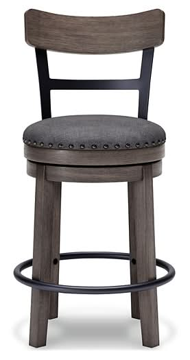 Ashley Express - Caitbrook UPH Swivel Barstool (1/CN) - Walo Furniture