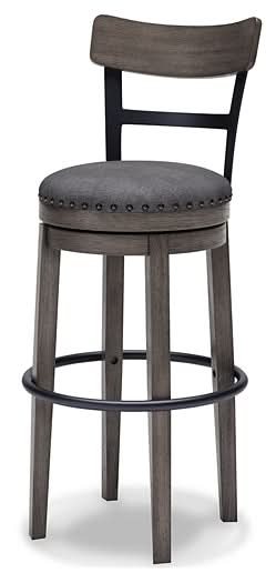 Ashley Express - Caitbrook UPH Swivel Barstool (1/CN) - Walo Furniture