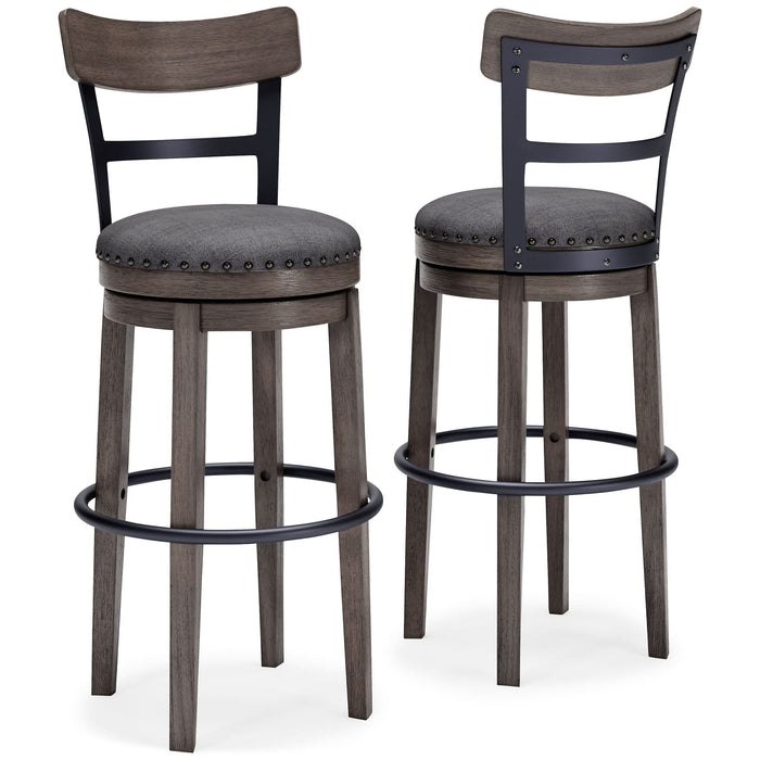 Ashley Express - Caitbrook UPH Swivel Barstool (1/CN) - Walo Furniture