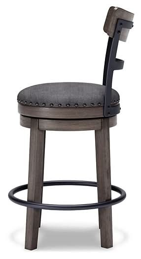 Ashley Express - Caitbrook UPH Swivel Barstool (1/CN) - Walo Furniture