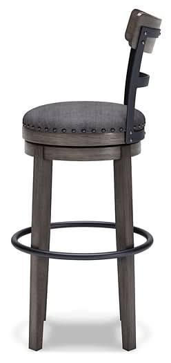 Ashley Express - Caitbrook UPH Swivel Barstool (1/CN) - Walo Furniture