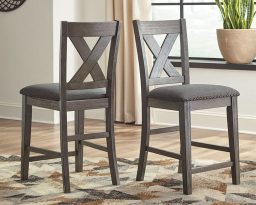 Ashley Express - Caitbrook Upholstered Barstool (2/CN) - Walo Furniture