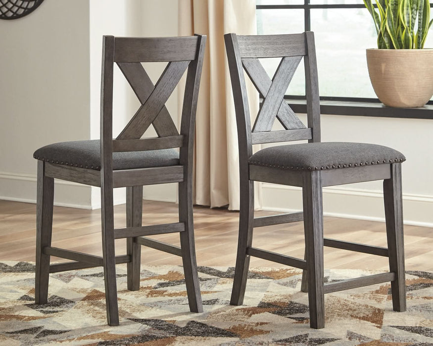 Ashley Express - Caitbrook Upholstered Barstool (2/CN) - Walo Furniture