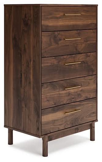 Ashley Express - Calverson Five Drawer Chest - Walo Furniture