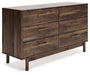 Ashley Express - Calverson Six Drawer Dresser - Walo Furniture