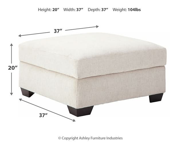 Ashley Express - Cambri Ottoman With Storage - Walo Furniture