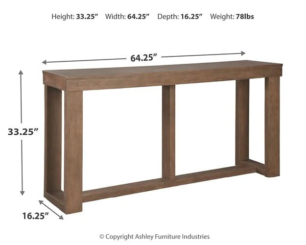 Ashley Express - Cariton Sofa Table - Walo Furniture