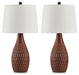 Ashley Express - Cartford Ceramic Table Lamp (2/CN) - Walo Furniture