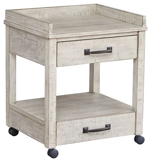 Ashley Express - Carynhurst Home Office Desk and Storage - Walo Furniture