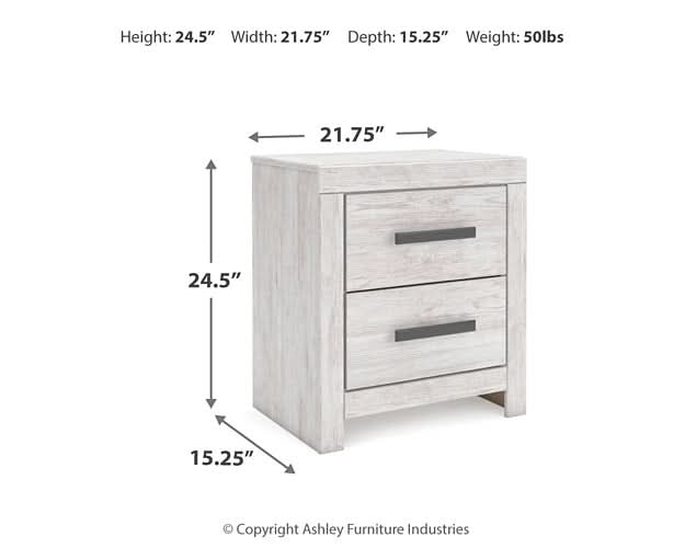 Ashley Express - Cayboni Full Panel Bed with Nightstand - Walo Furniture