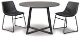 Ashley Express - Centiar Dining Table and 2 Chairs - Walo Furniture