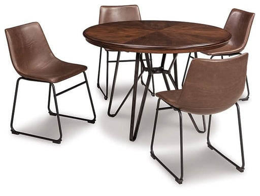 Ashley Express - Centiar Dining Table and 4 Chairs - Walo Furniture