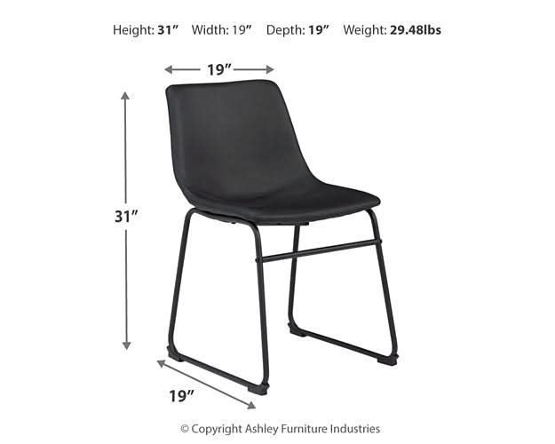 Ashley Express - Centiar Dining Table and 4 Chairs - Walo Furniture