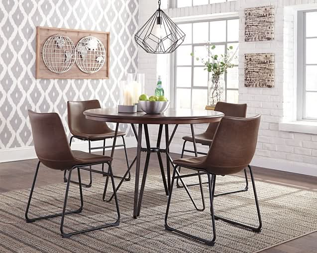 Ashley Express - Centiar Dining Table and 4 Chairs - Walo Furniture