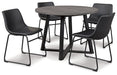 Ashley Express - Centiar Dining Table and 4 Chairs - Walo Furniture