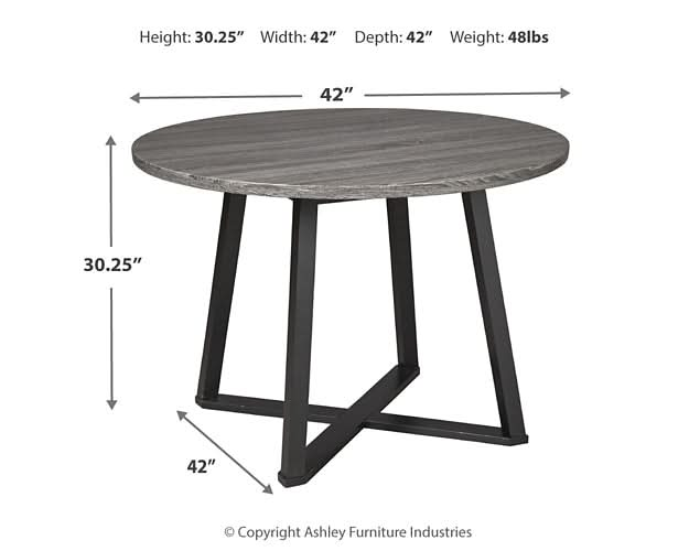 Ashley Express - Centiar Round Dining Room Table - Walo Furniture