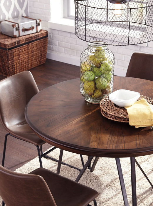 Ashley Express - Centiar Round Dining Room Table - Walo Furniture