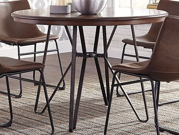 Ashley Express - Centiar Round Dining Room Table - Walo Furniture