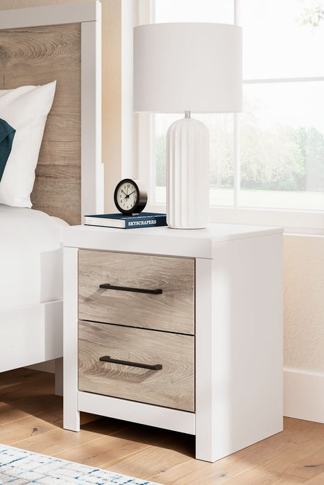 Ashley Express - Charbitt Full Panel Bed with Nightstand - Walo Furniture