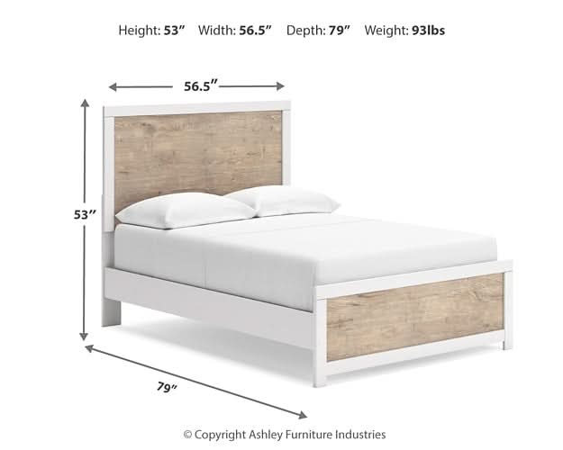 Ashley Express - Charbitt Full Panel Bed with Nightstand - Walo Furniture