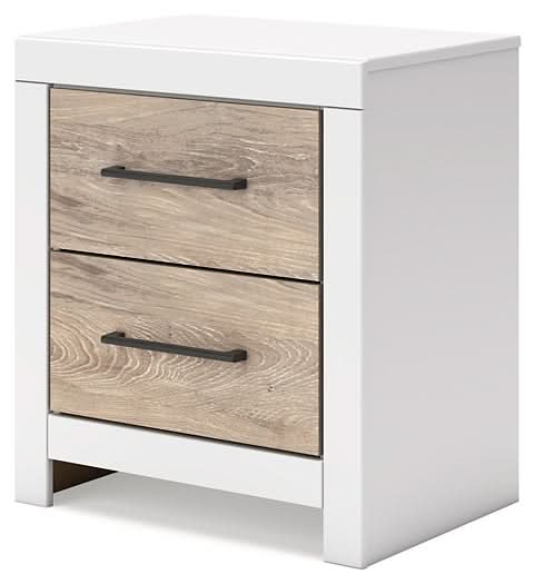 Ashley Express - Charbitt Two Drawer Night Stand - Walo Furniture