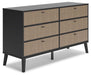 Ashley Express - Charlang Six Drawer Dresser - Walo Furniture