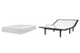 Ashley Express - Chime 12 Inch Memory Foam Mattress with Adjustable Base - Walo Furniture