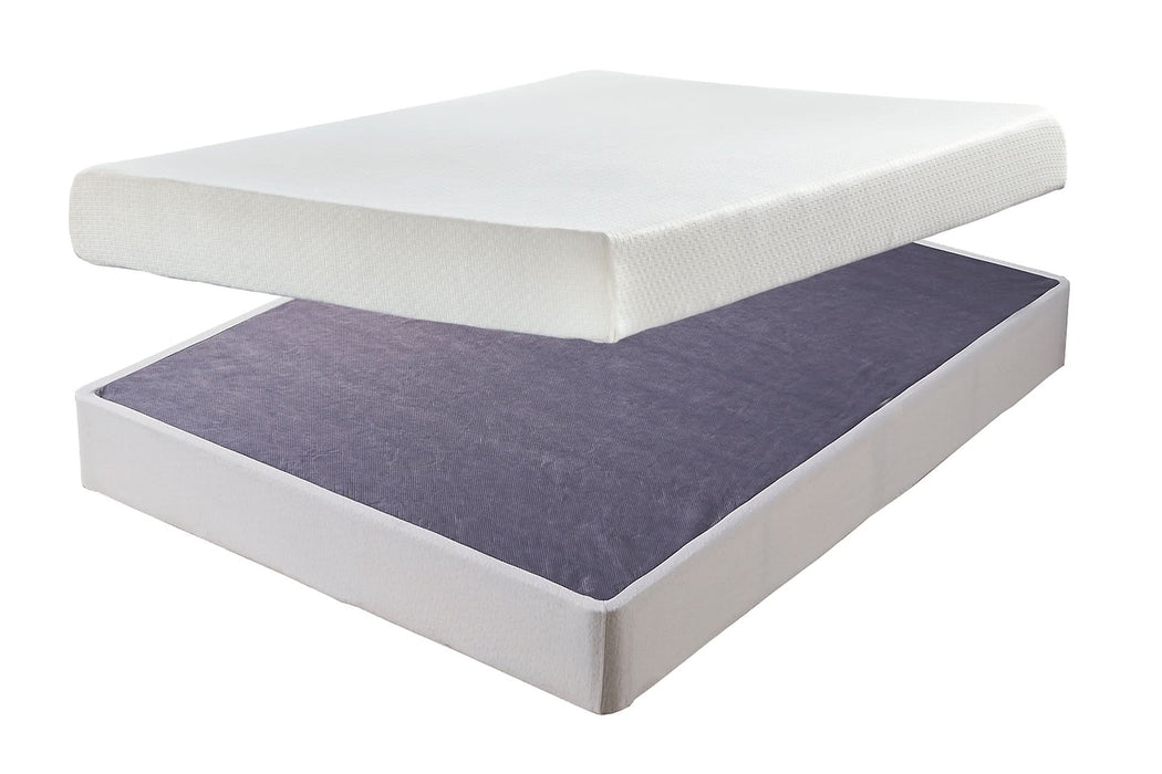 Ashley Express - Chime 8 Inch Memory Foam Mattress with Foundation - Walo Furniture