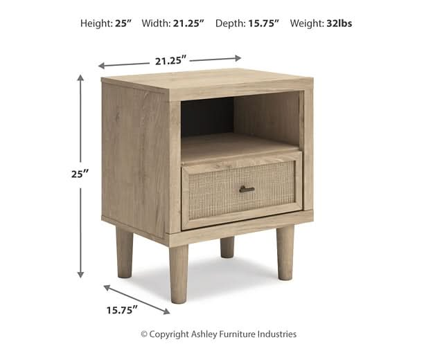 Ashley Express - Cielden One Drawer Night Stand - Walo Furniture