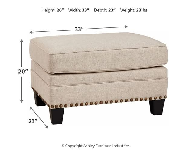 Ashley Express - Claredon Ottoman - Walo Furniture