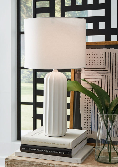 Ashley Express - Clarkland Ceramic Table Lamp (2/CN) - Walo Furniture