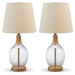 Ashley Express - Clayleigh Glass Table Lamp (2/CN) - Walo Furniture