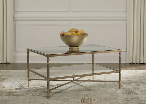 Ashley Express - Cloverty Rectangular Cocktail Table - Walo Furniture