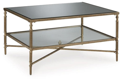 Ashley Express - Cloverty Rectangular Cocktail Table - Walo Furniture