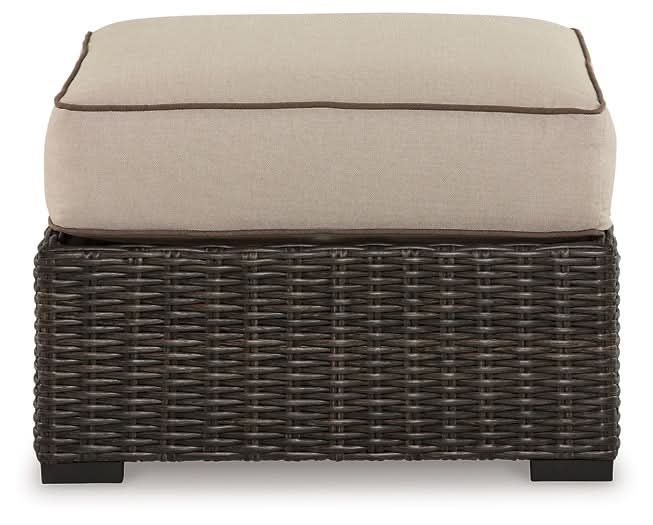 Ashley Express - Coastline Bay Ottoman with Cushion - Walo Furniture