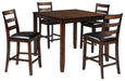 Ashley Express - Coviar DRM Counter Table Set (5/CN) - Walo Furniture