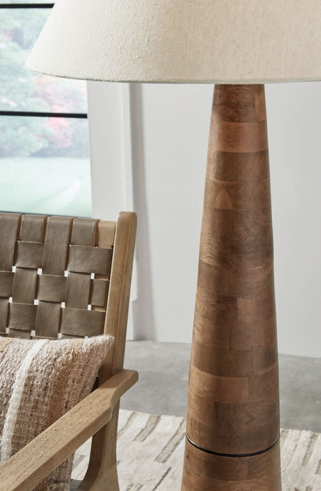 Ashley Express - Danset Wood Floor Lamp (1/CN) - Walo Furniture