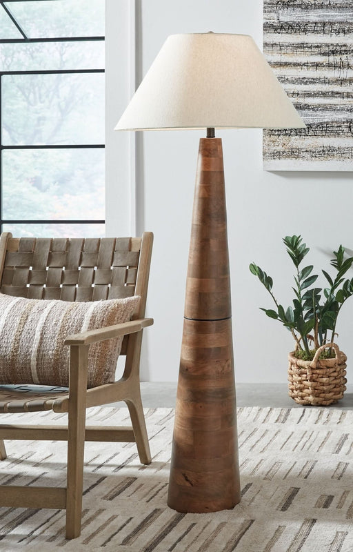 Ashley Express - Danset Wood Floor Lamp (1/CN) - Walo Furniture