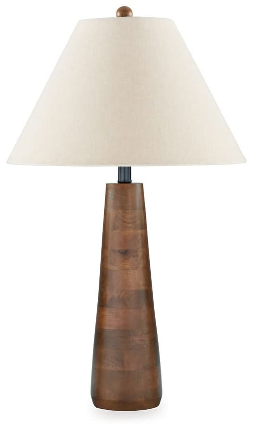 Ashley Express - Danset Wood Table Lamp (1/CN) - Walo Furniture