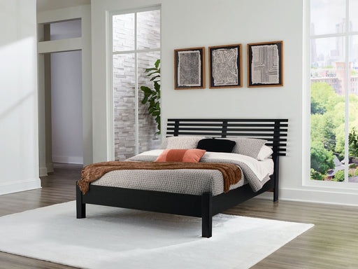 Ashley Express - Danziar Queen Slat Panel Bed - Walo Furniture