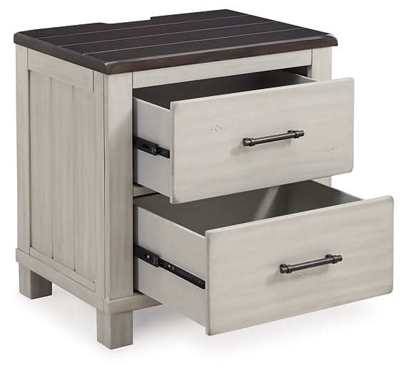 Ashley Express - Darborn Two Drawer Night Stand - Walo Furniture