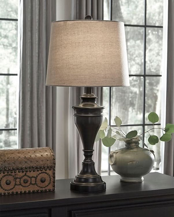 Ashley Express - Darlita Metal Table Lamp (2/CN) - Walo Furniture