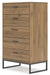 Ashley Express - Deanlow Five Drawer Chest - Walo Furniture