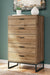 Ashley Express - Deanlow Five Drawer Chest - Walo Furniture