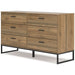 Ashley Express - Deanlow Full Panel Headboard with Dresser and Nightstand - Walo Furniture