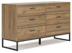 Ashley Express - Deanlow Full Panel Headboard with Dresser, Chest and Nightstand - Walo Furniture